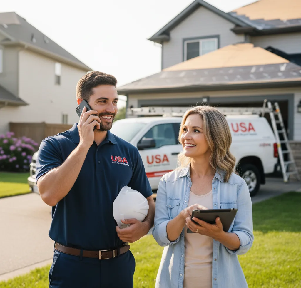 USA Roof Repair Experts customer support in Parsons